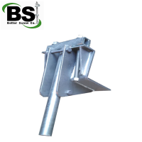 standard helical brackets used for foundation support