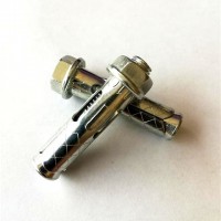 Galvanized Hexagon Head Sleeve Anchor Bolt with flange nut M12