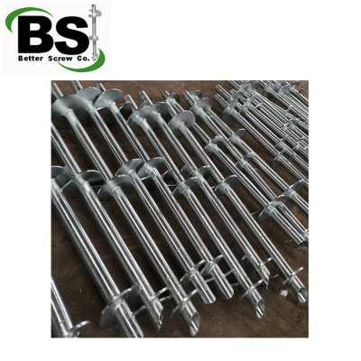 Guy anchor rod/no wrench screw pile/helix anchor rod