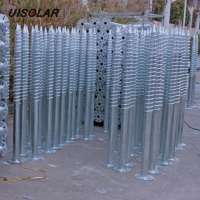 hot dip galvanized solar ground screw