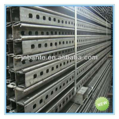 Galvanized steel construction strut channels