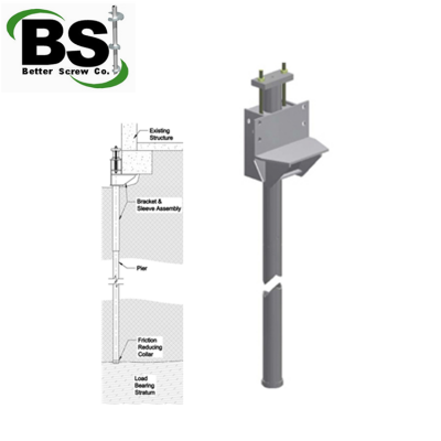 Threaded Rod push pile